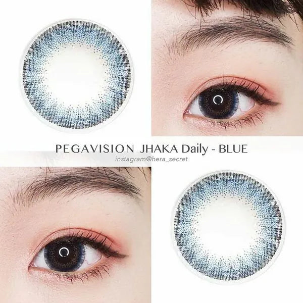 JHAKA Blue Coloured Daily Disposable Lenses - Clearance