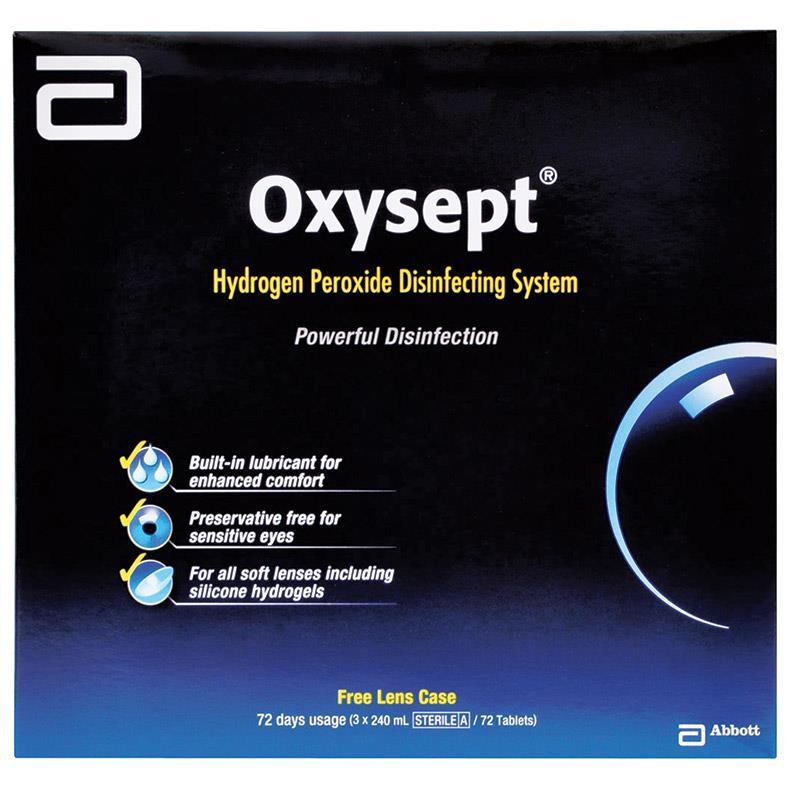 Oxysept Peroxide Triple Pack