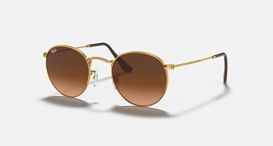 Rayban Round Metal — Polished Light Bronze: 9001/A5
