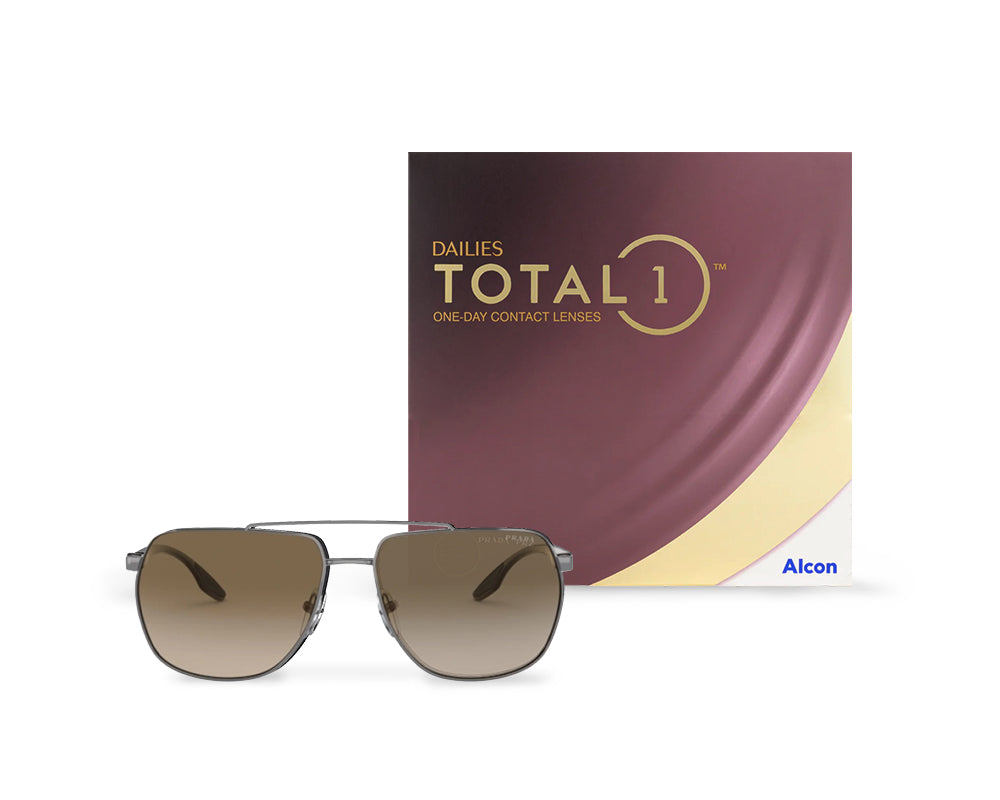Sunglasses + Dailies Total 1 90 Pack Bundle
